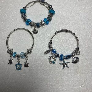 Beach spring summer charm bracelets. New